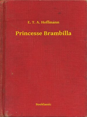 cover image of Princesse Brambilla